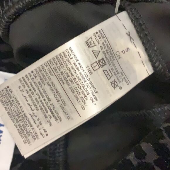 NWT Old Navy Black High-Waisted Stevie Leopard-Print Pants Small - Picture 8 of 15